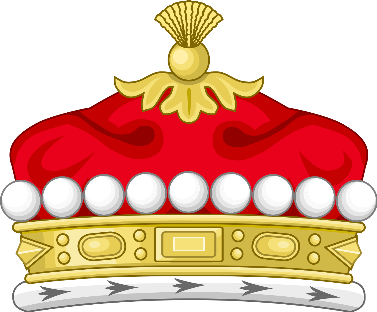 The coronet that would be worn by a Viscount.
